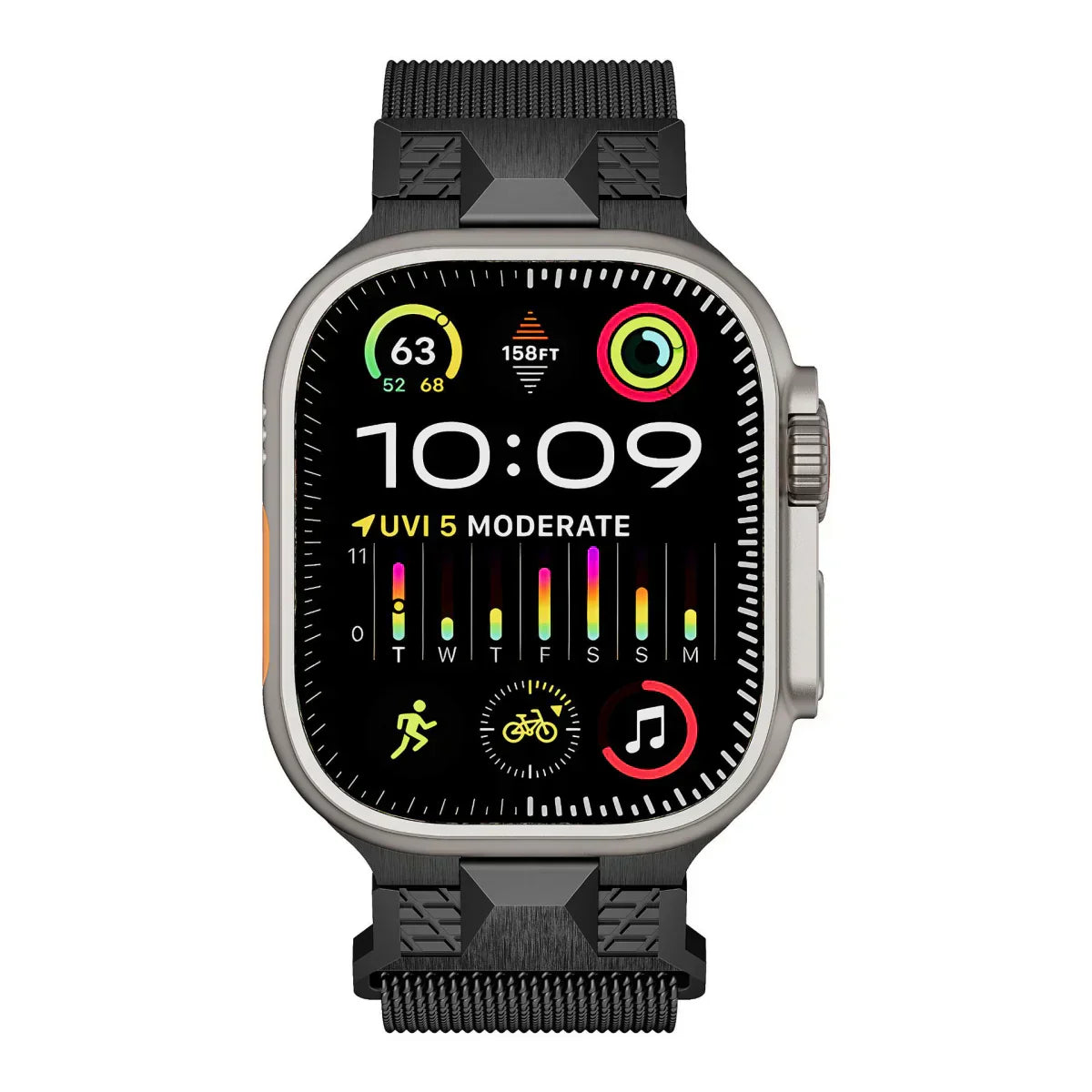 Ardento Milan Magnetisk Metalrem til Apple Watch | Petprovac