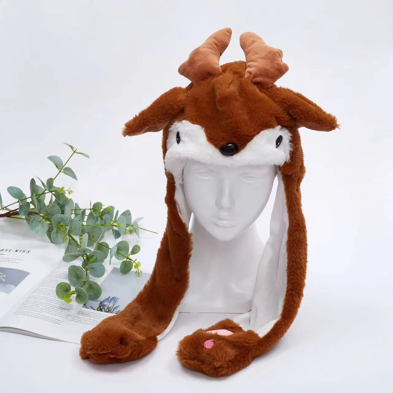 Funny hat with wobbly ears