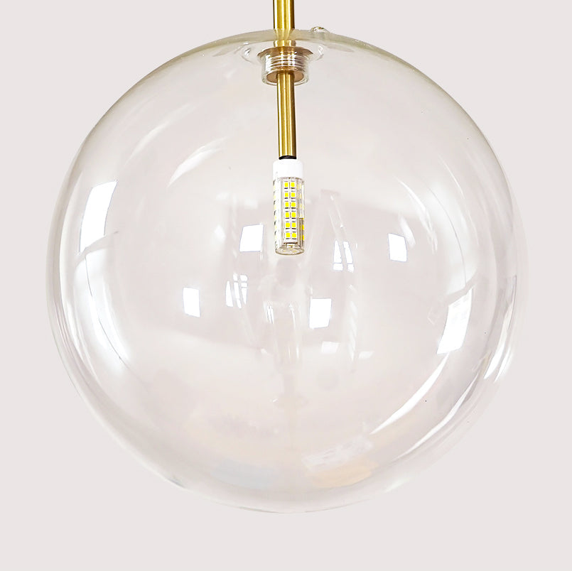 Aurelia Kugle Glas Loftlampe Middelalderinspireret