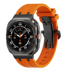 Virelli | Luxusní silikonový řemínek s motýlkovou sponou pro Samsung Galaxy Watch Ultra | Petprovac