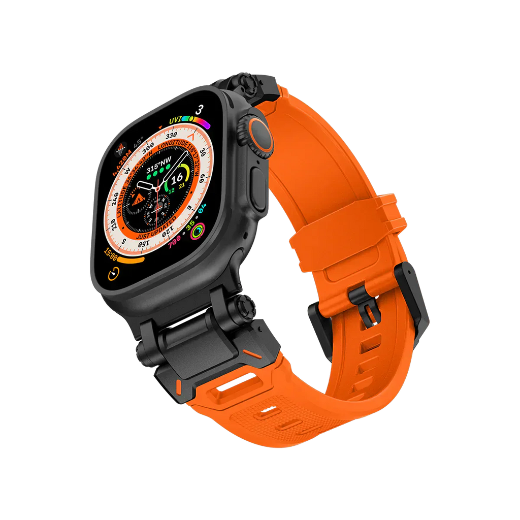 Meron Titanium-Head Silicone Band for Apple Watch | Petprovac