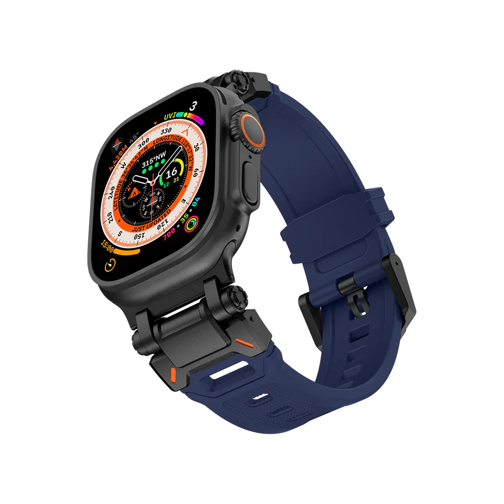 Meron Titanium-Head Silicone Band for Apple Watch | Petprovac