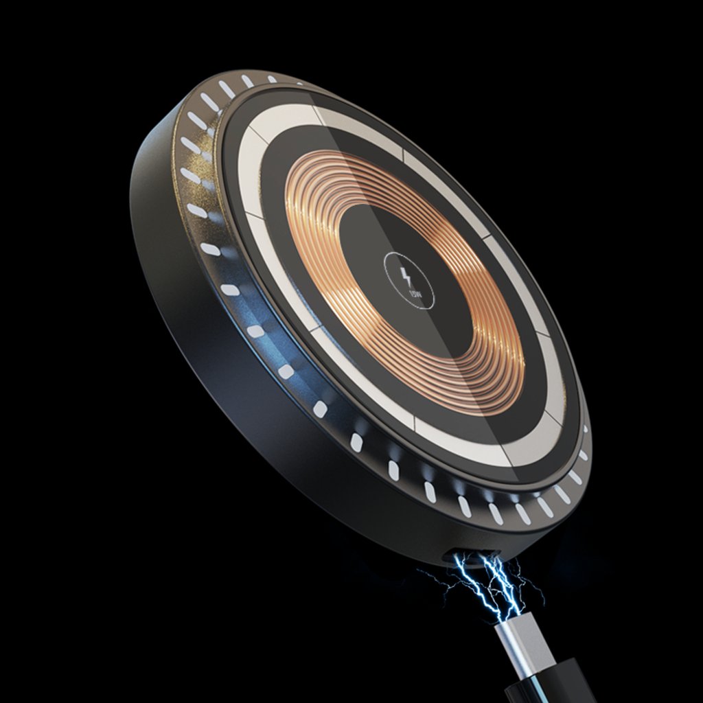 LumaVex | Erittäin ohut LED-ympäristövalo ja kirkas magneettinen langaton latausalusta