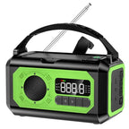 Weather Radio With 12Ah Solar Crank And NOAA AM FM