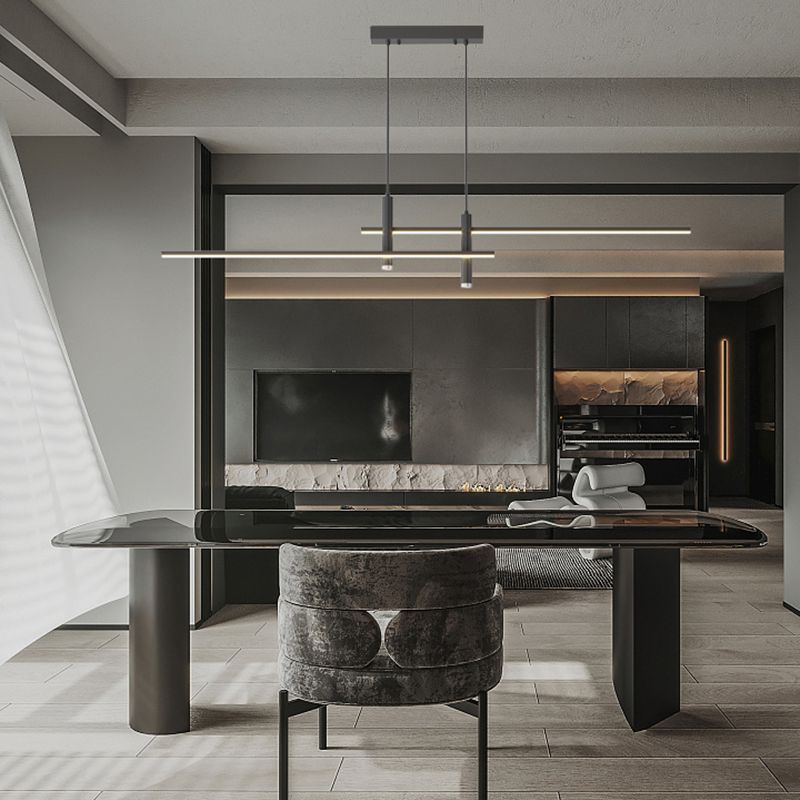 Nexa lineaire hanglamp voor moderne eetkamerverlichting