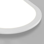 Lampada da soffitto ovale sottile NovaOval per soggiorni e abitazioni