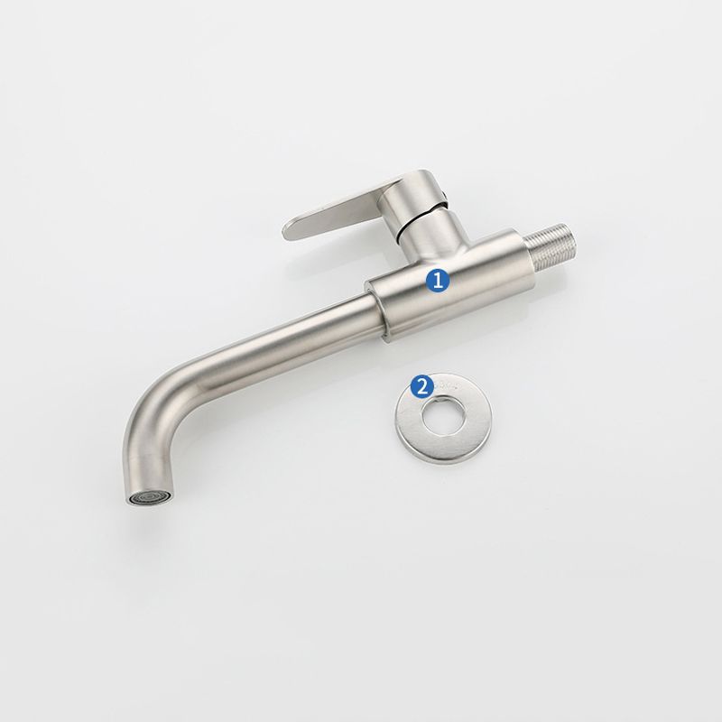 Modern Style Wall Mounted Single Lever Faucet for the Bathroom