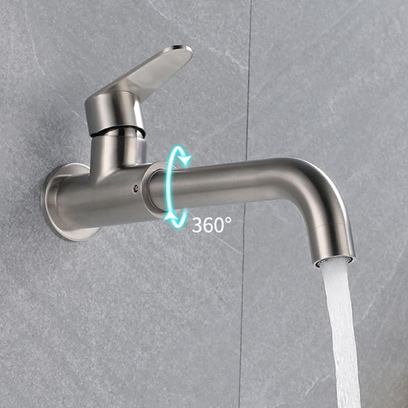 Modern Style Wall Mounted Single Lever Faucet for the Bathroom