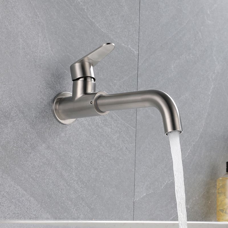Modern Style Wall Mounted Single Lever Faucet for the Bathroom