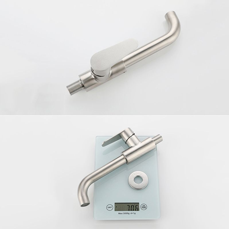 Modern Style Wall Mounted Single Lever Faucet for the Bathroom