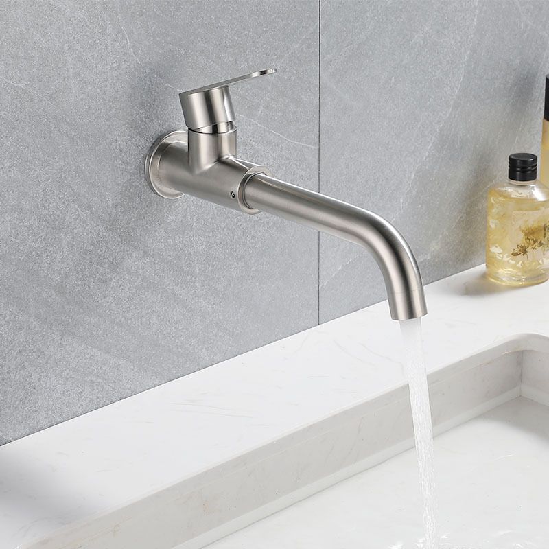 Modern Style Wall Mounted Single Lever Faucet for the Bathroom