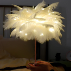 FeatherLuxe Glow-lampe | Mykt stemningslys for stuer