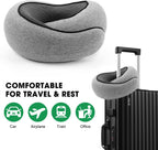 Ergonomic Memory Foam Travel Neck Pillow For Flights And Road Trips
