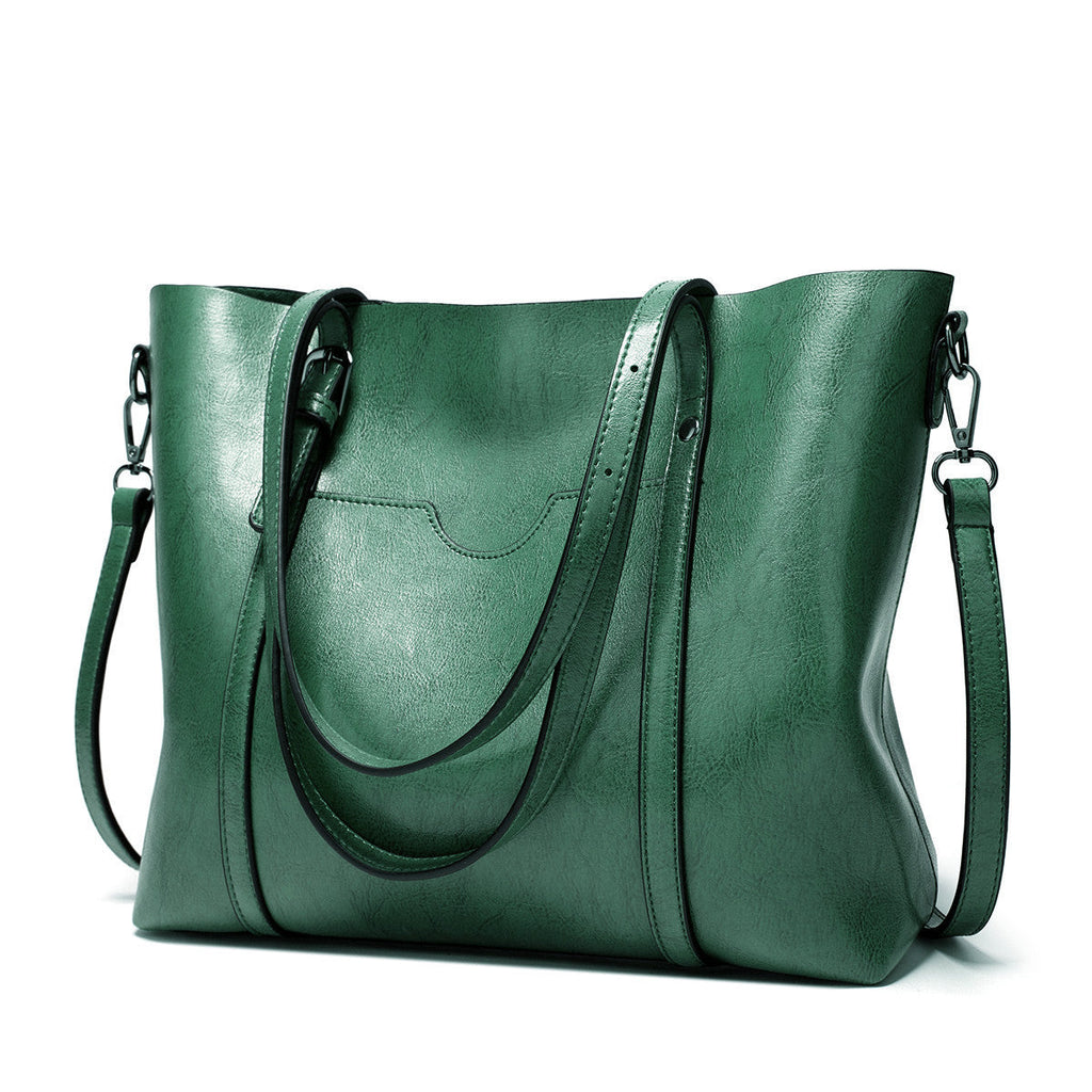 Stylish leather handbag with handcrafted details