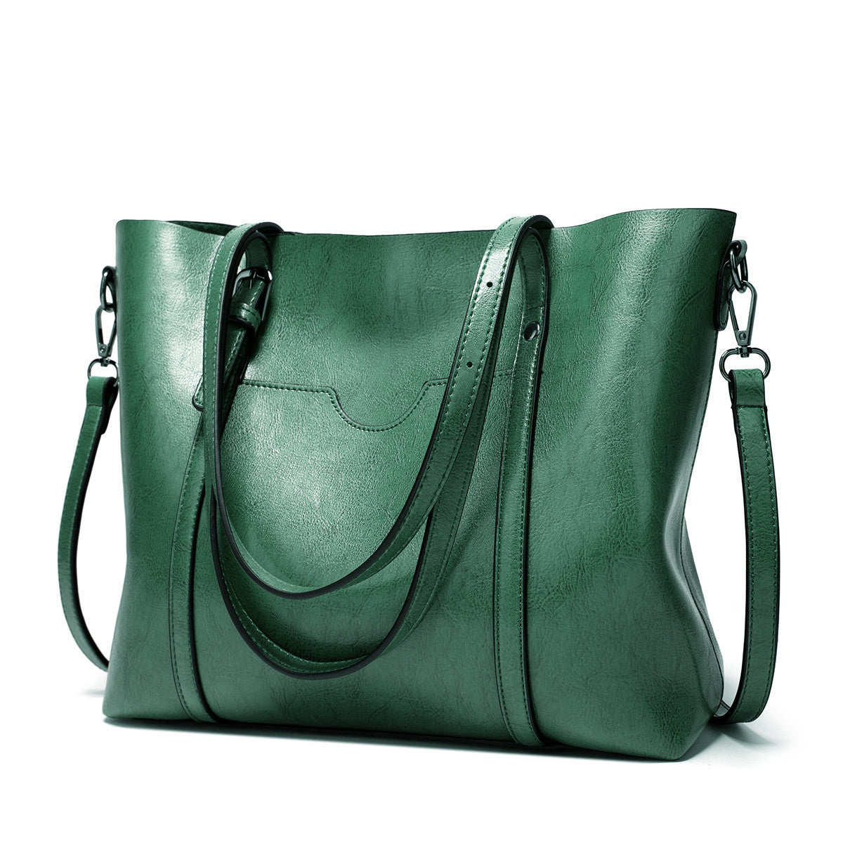 Stylish leather handbag with handcrafted details
