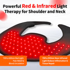 Enveloppement d'épaule – Thérapie par lumière rouge portable pour le soulagement du cou, des épaules et du haut du dos