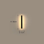 FjordLuma Nordisk Vandtæt Væglampe Med Blødt LED-lys