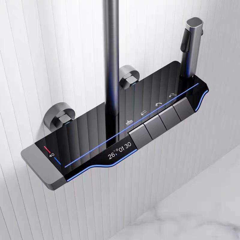 System prysznicowy AquaSense Smart z cyfrowym wyświetlaczem temperatury | Petprovac