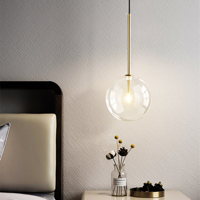Aurelia Kugle Glas Loftlampe Middelalderinspireret