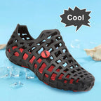 Breathable Hollow Design Solid Flat