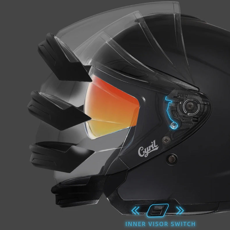 Capacete de Bicicleta AeroGuard V3 com Carcaça Resistente em ABS para Ciclistas