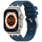 Deluxe Aurion Metal Head Silicone Band for Apple Watch | Petprovac