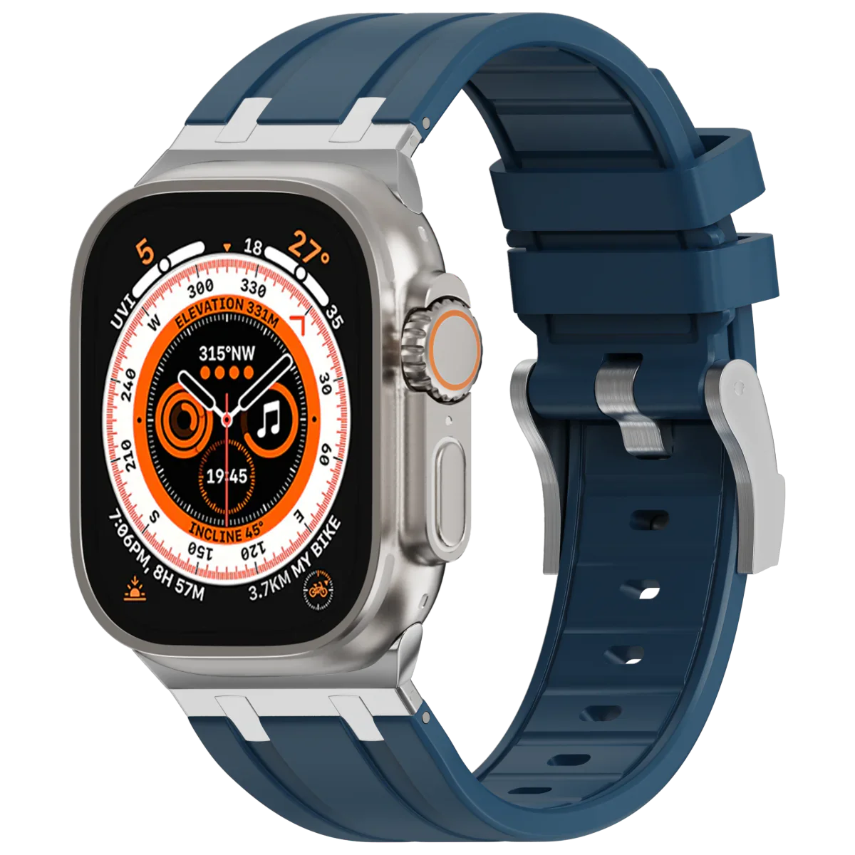 Deluxe Aurion metallhuvud silikonband för Apple Watch | Petprovac