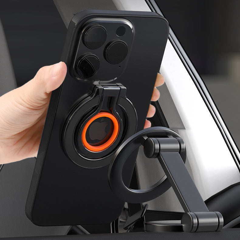 Soporte magnético para teléfono con anillo giratorio de 360 grados