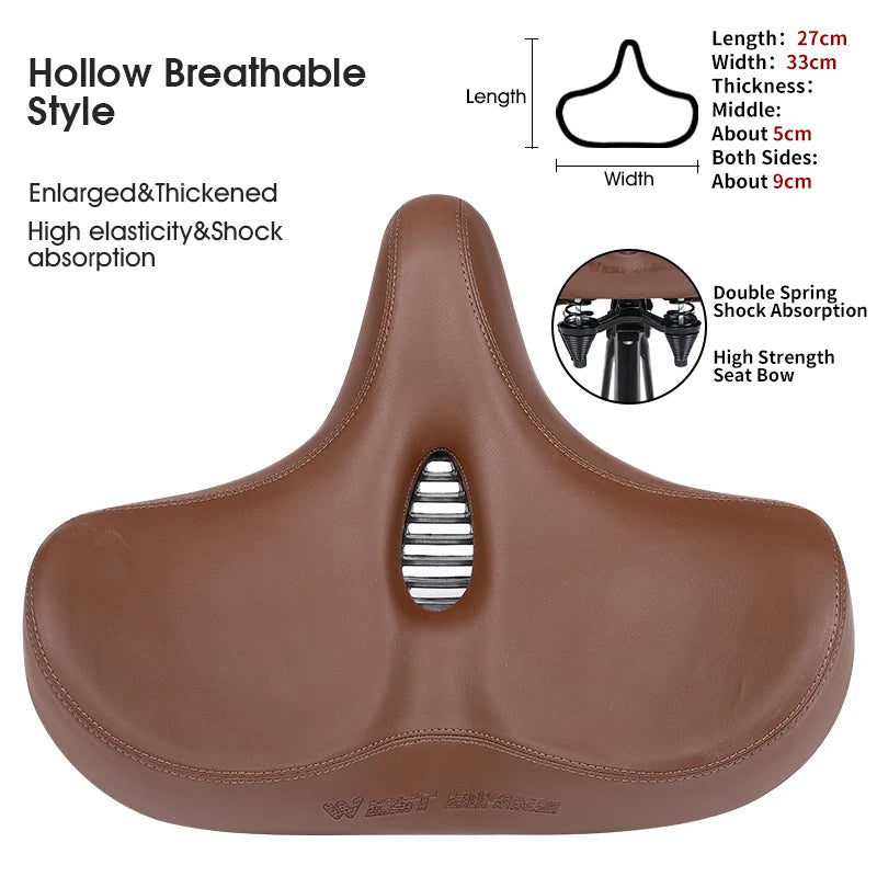 SummitRide Breiter Ergonomischer Sattel für MTB und Citybikes