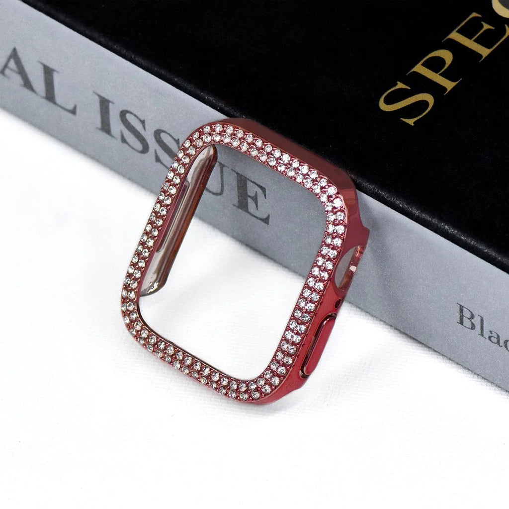 Gehärtetes Glasgehäuse mit Strassakzenten