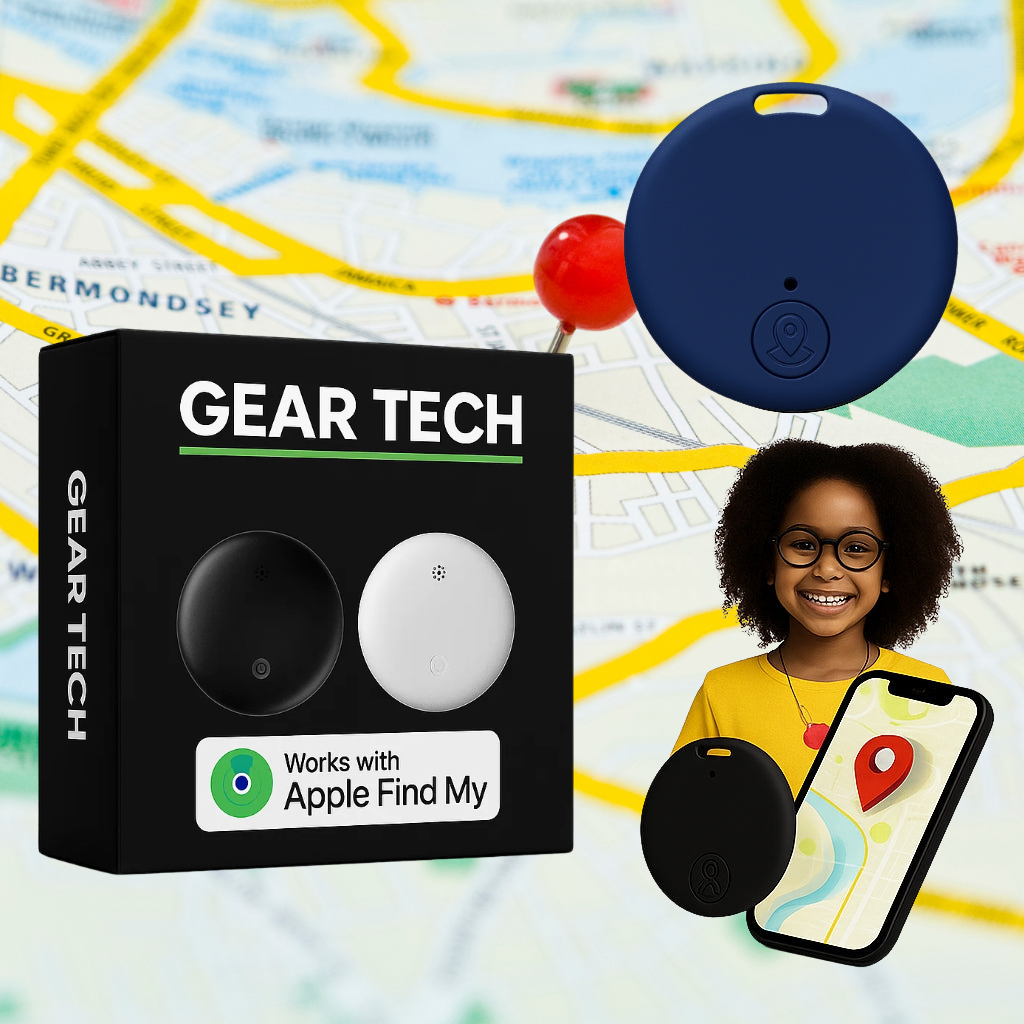Kids GPS Tracker With Real Time Tracking Waterproof Build Extended Battery Life