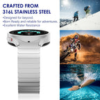 Tali Kunci Kupu-Kupu Keluli Tahan Karat Serasi Dengan Jam Tangan Samsung Galaxy 4/5/6/7 Pro