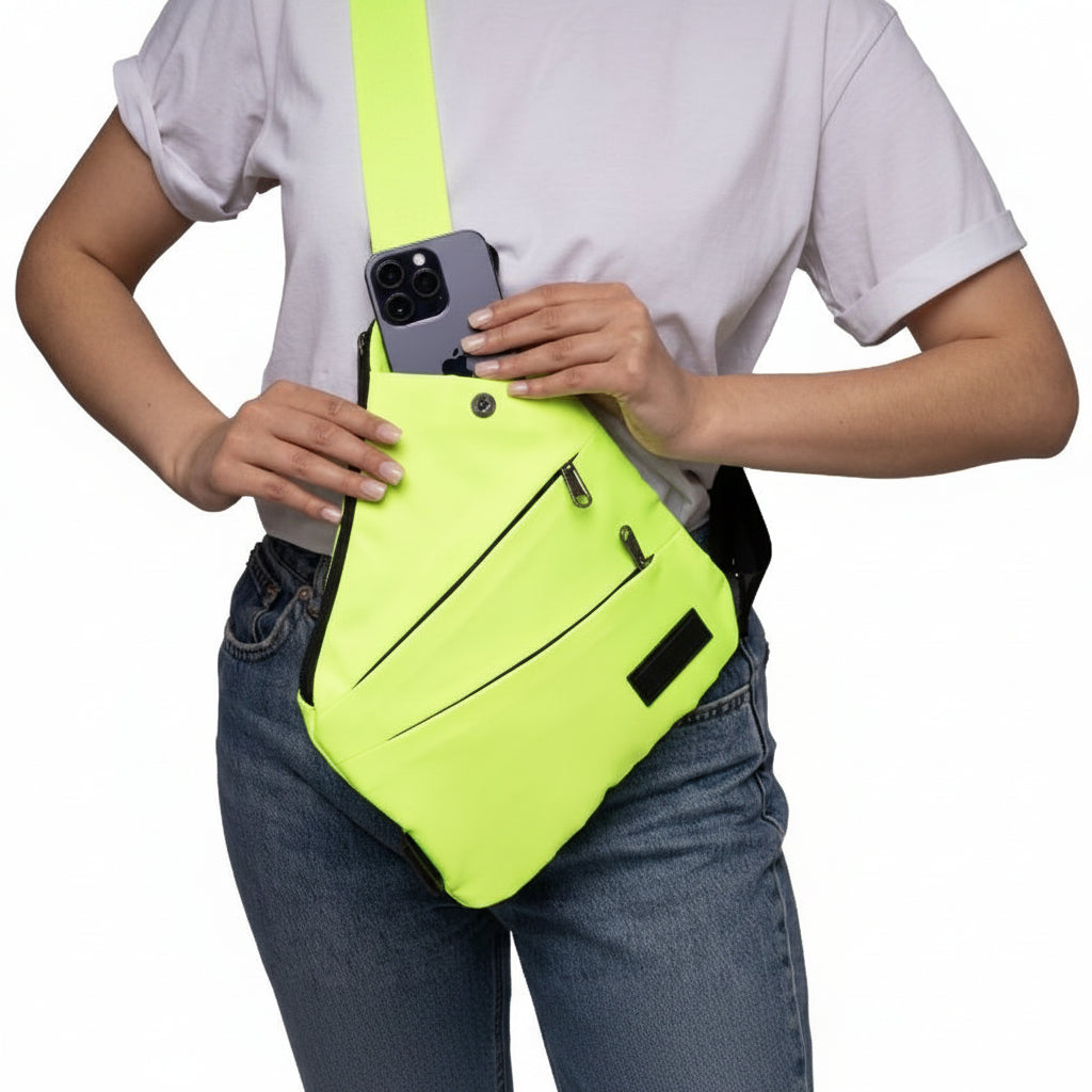 Anti-Theft Travel Bag – Hidden Zippers and Front-Facing Security