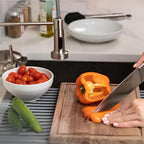 Rullattava astioiden kuivausteline ruostumattomasta teräksestä