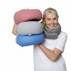 Memory Foam Travel Neck Pillow for Long Flights, Road Trips and Everyday Commutes