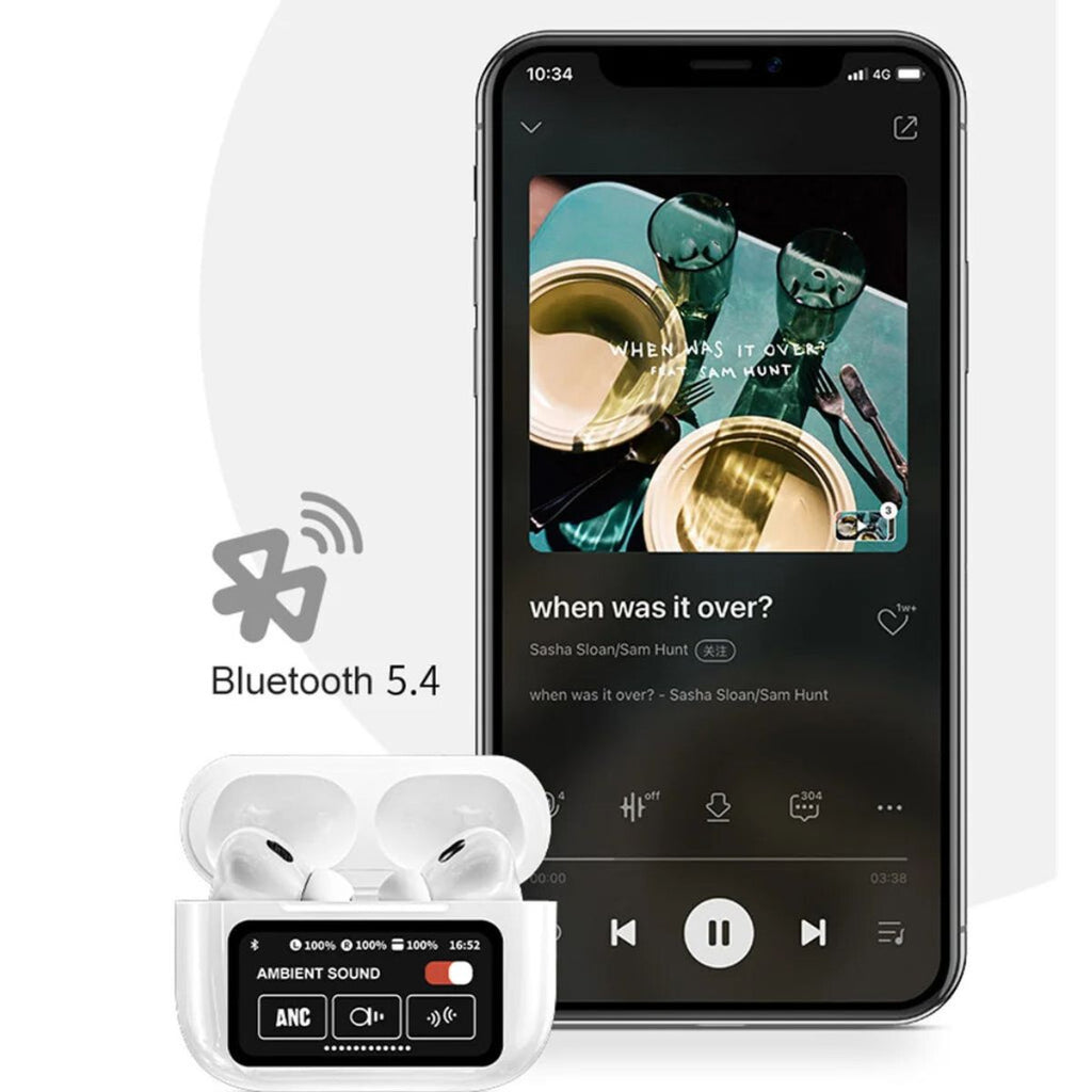 AeroVibe Touchscreen-Ohrhörer mit aktiver Geräuschunterdrückung | Petprovac