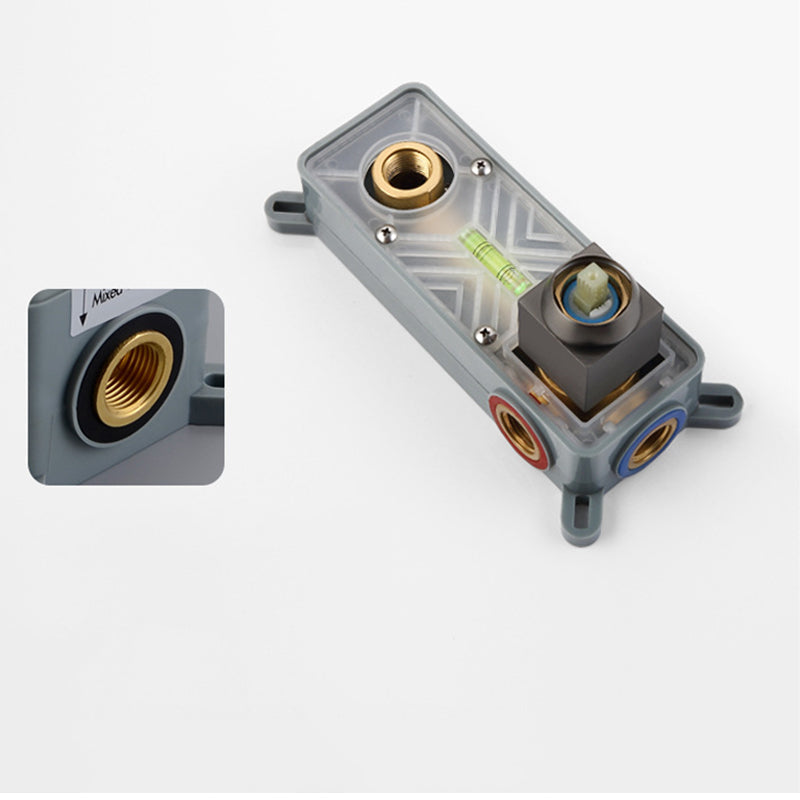 LumaLine 隠し壁取り付けシンク蛇口、ワンハンドル