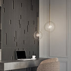 Aurelia Kugle Glas Loftlampe Middelalderinspireret