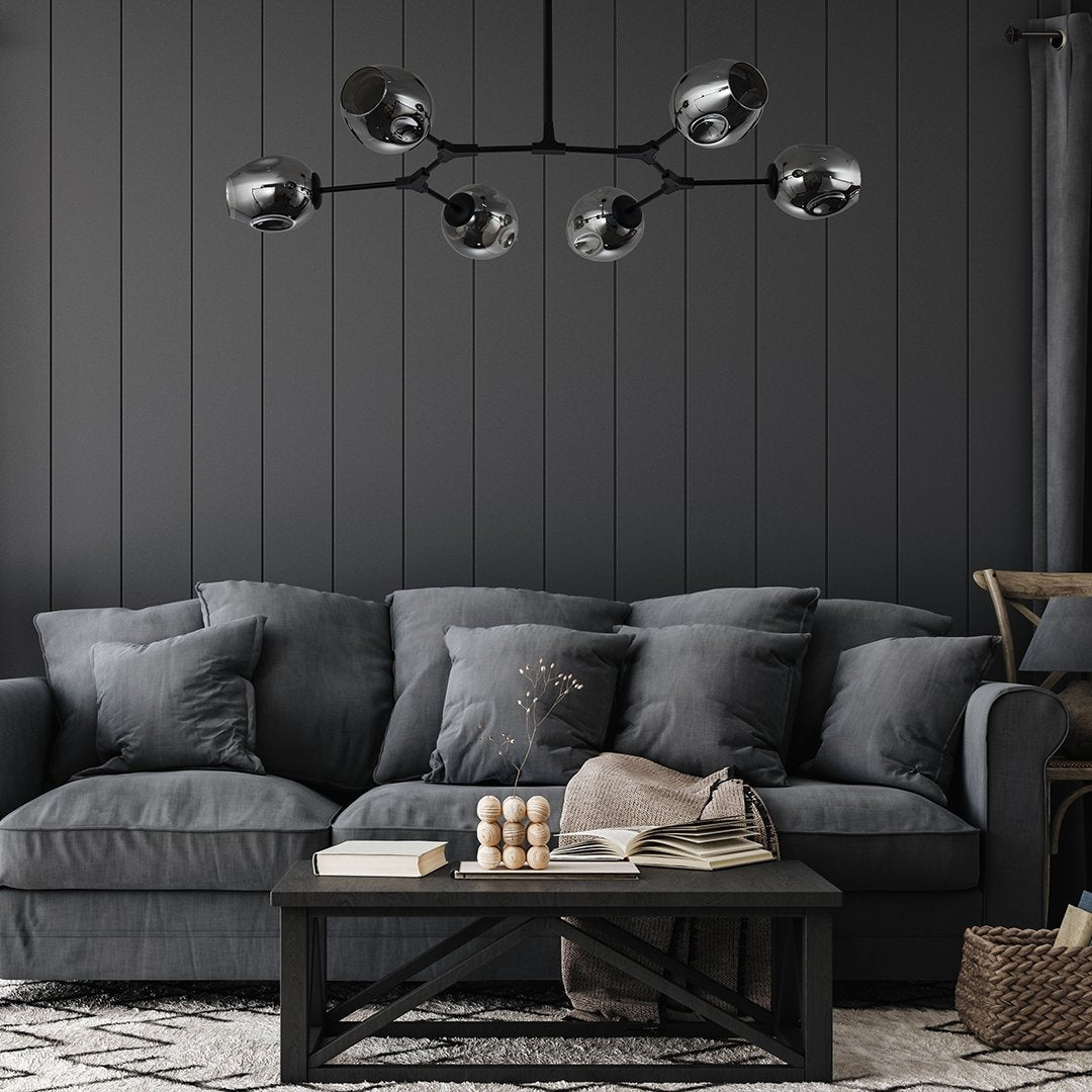 NovaRay glaspendel justerbar LED varm belysning