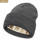 Women’s Beanie Hat | Anti-Static & Anti-Frizz | Smooth Hair Protection | Cozy All-Day Comfort