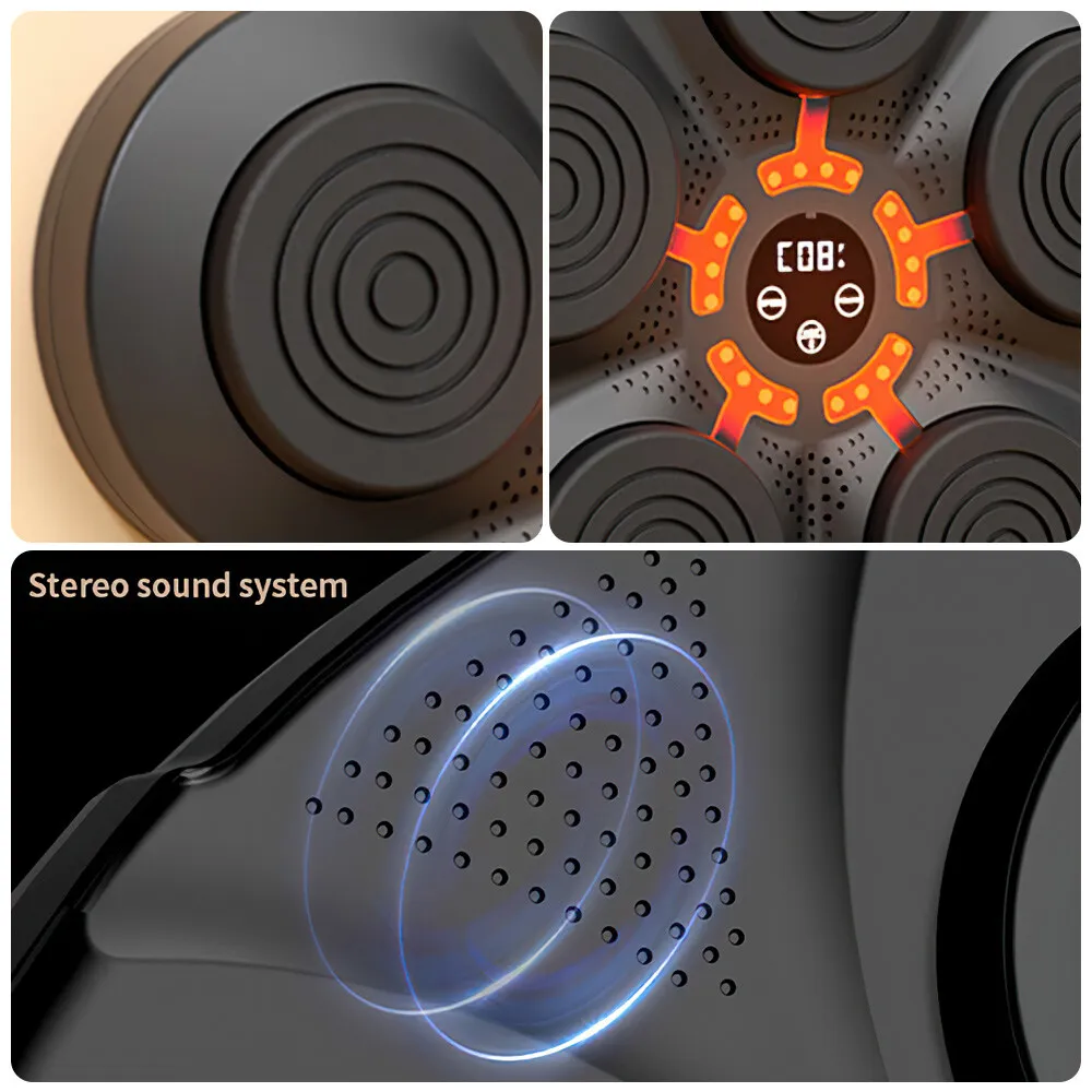 NovaStrike væg bokse system med musik og handsker