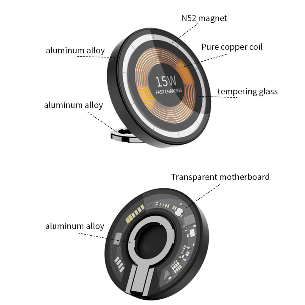 AeroCharge | Magneettinen nopea lataus taitettava teline