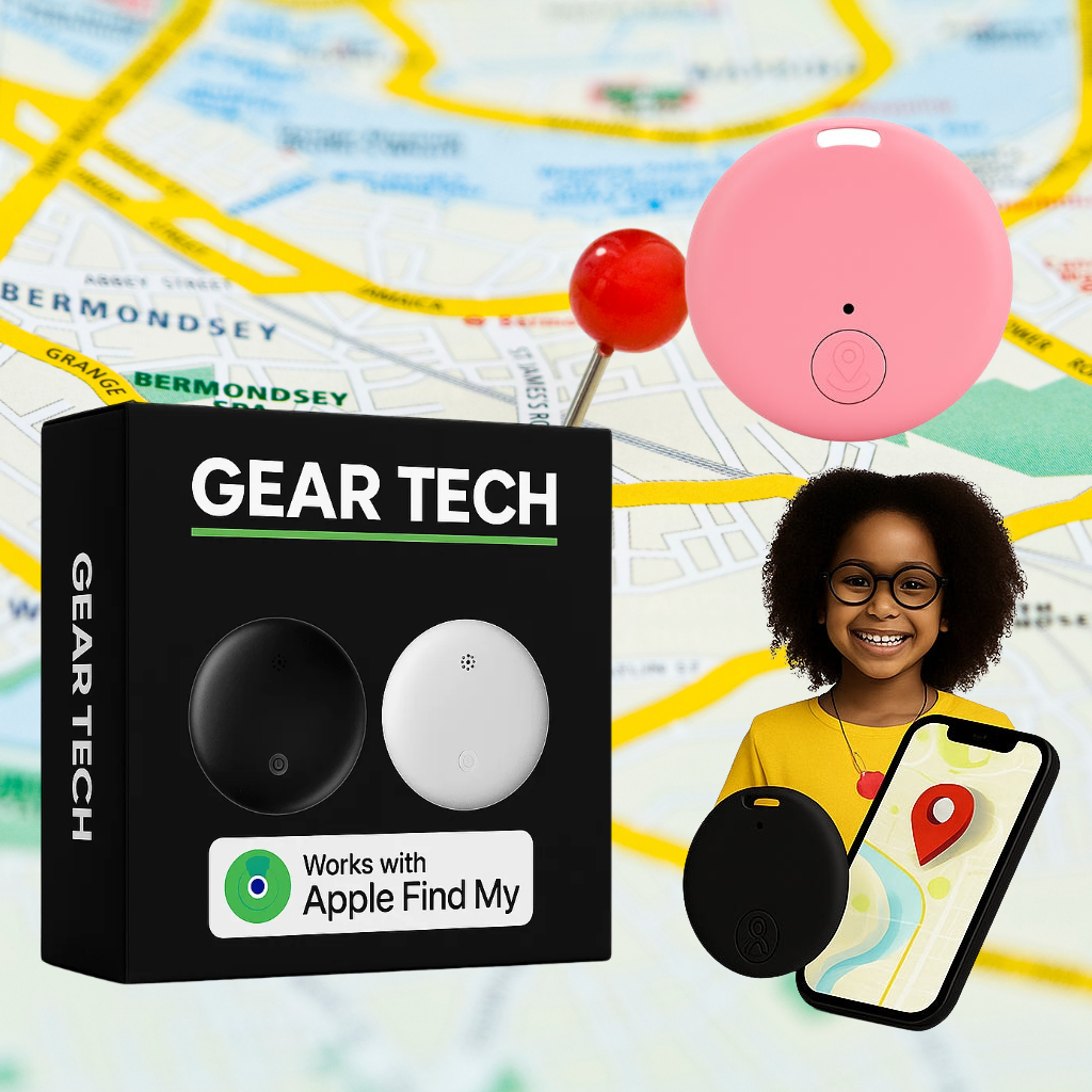Kids GPS Tracker With Real Time Tracking Waterproof Build Extended Battery Life
