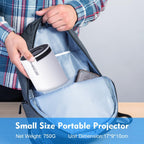 Magcubic 4K mini projektor pro domácí kino, přenosný na cesty