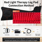 Leg Reset – Full-Leg Red Light Therapy Wrap for Circulation, Comfort & Daily Recovery