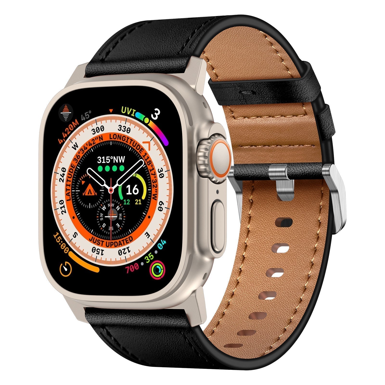 Ridgewood Leather Strap For Apple Watch