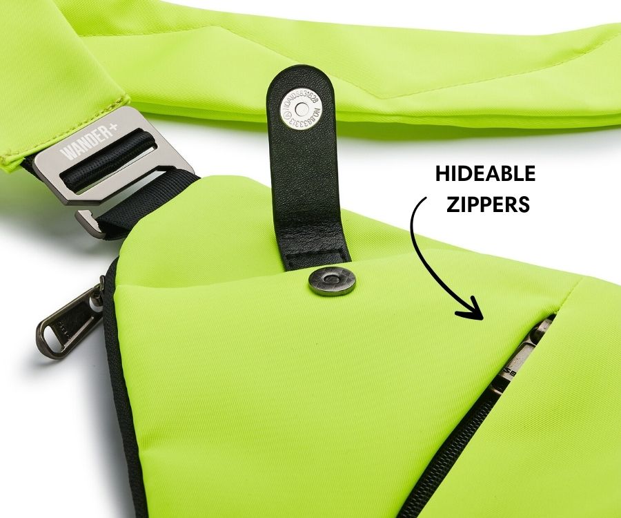 Anti-Theft Travel Bag – Hidden Zippers and Front-Facing Security