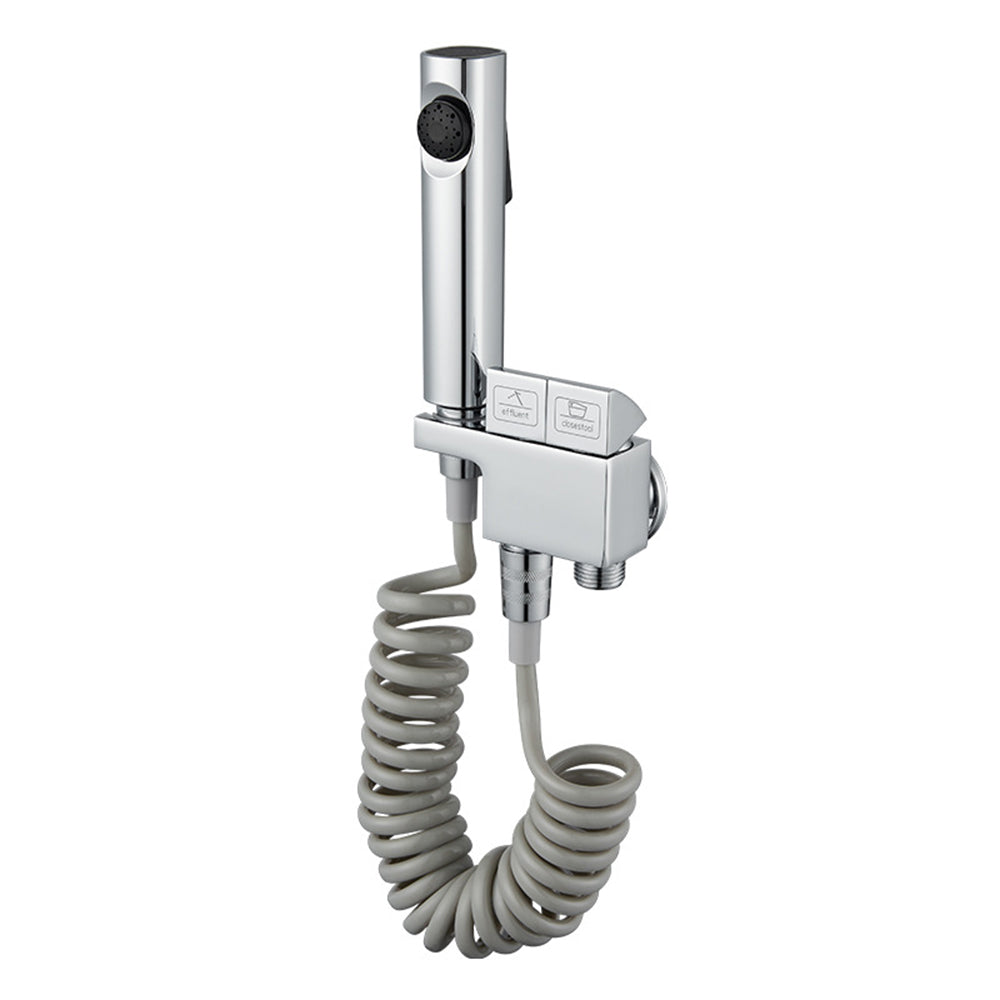 Miraqua kézi WC bidé permetező készlet kettős kimenetű szögcsappal | Petprovac