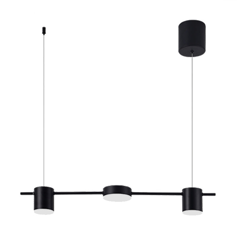 מנורת תלייה ליריה תוף, גימור זהב שחור, 3-5 נורות