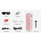 NovaGlow Multi-bølge Rødt Lys Terapi Panel FDA-registrert